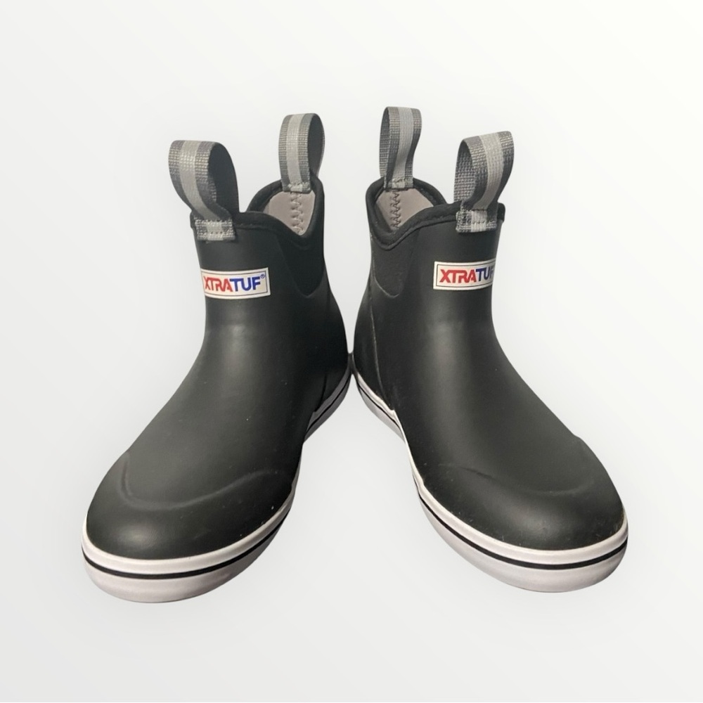 XTRATUF Women’s Ankle Deck Boots – Black – Size 5 US – New Without Tags